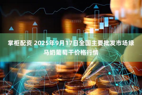 掌柜配资 2025年9月17日全国主要批发市场绿马奶葡萄干价格行情